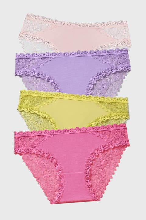Eco Lace Original Knicker Four 
Pack
