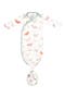 Luna Butterfly Print Newborn Knotted Gown