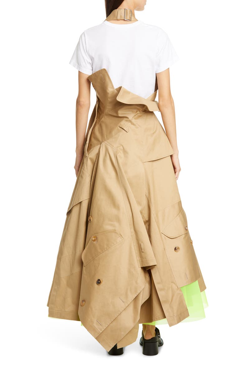 Utility Trench Halter Maxi Dress, Alternate, color, BEIGE