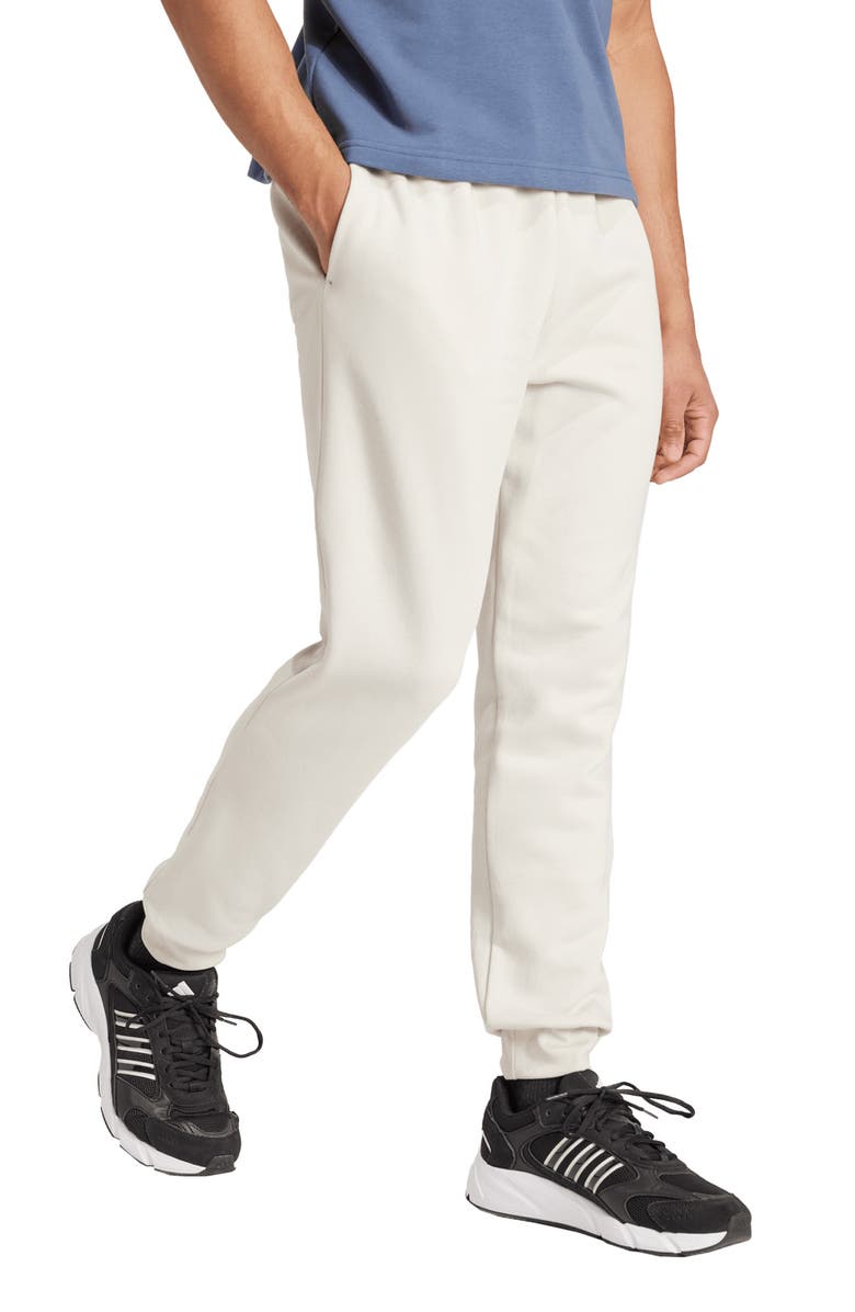 adidas Feelcozy Fleece Sweatpants, Alternate, color, 