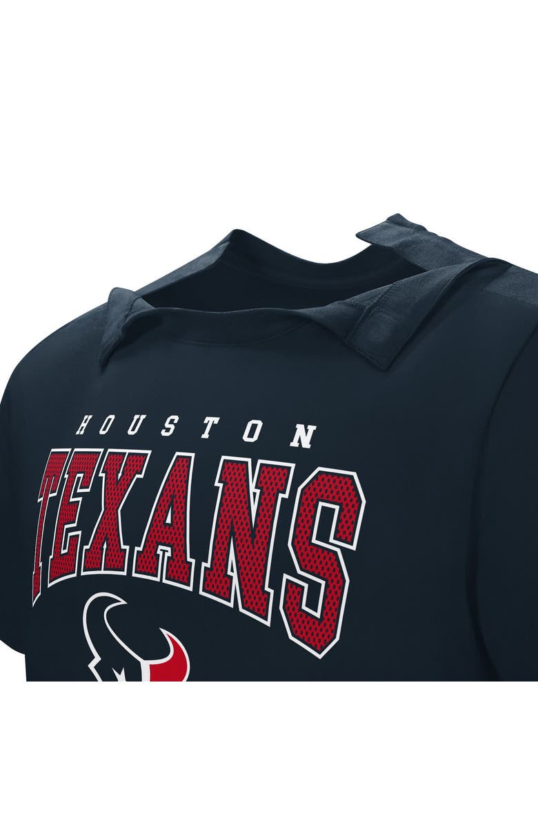 NFL Men's  Navy Houston Texans Home Team Adaptive T-Shirt, Alternate, color, Navy