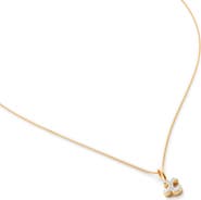 Monica Vinader Diamond Alphabet Pendant Necklace