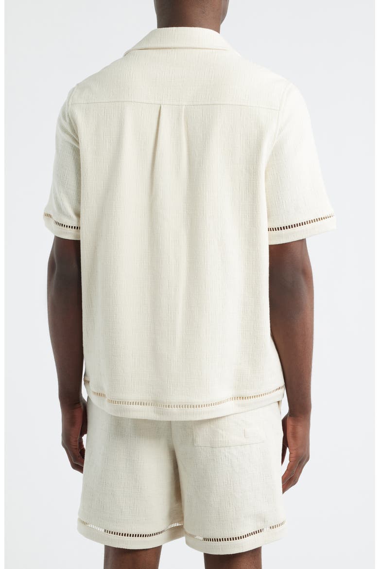 Devyn Short Sleeve Shirt, Alternate, color, CREAM