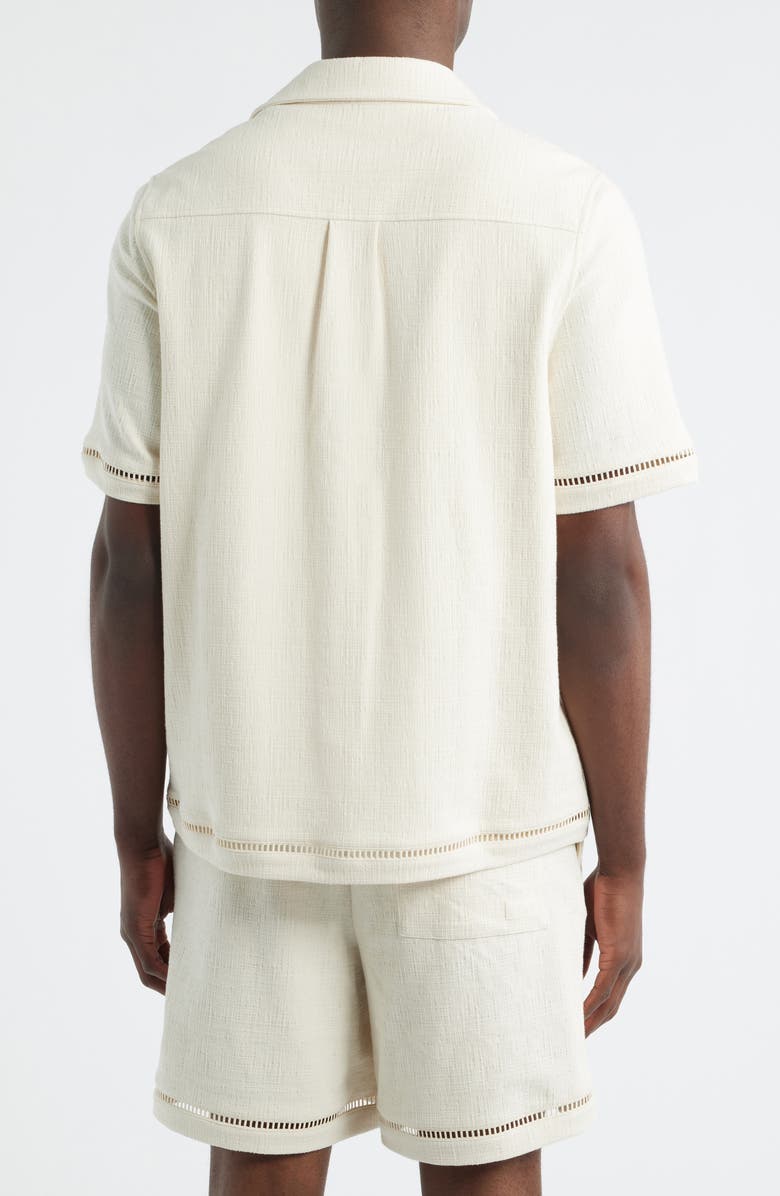 UGG<sup>®</sup> Devyn Short Sleeve Shirt, Alternate, color, Cream