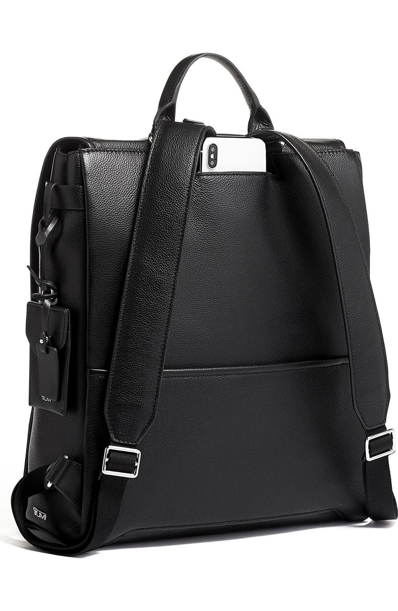 TUMI Lisette Leather Backpack, Alternate, color,
