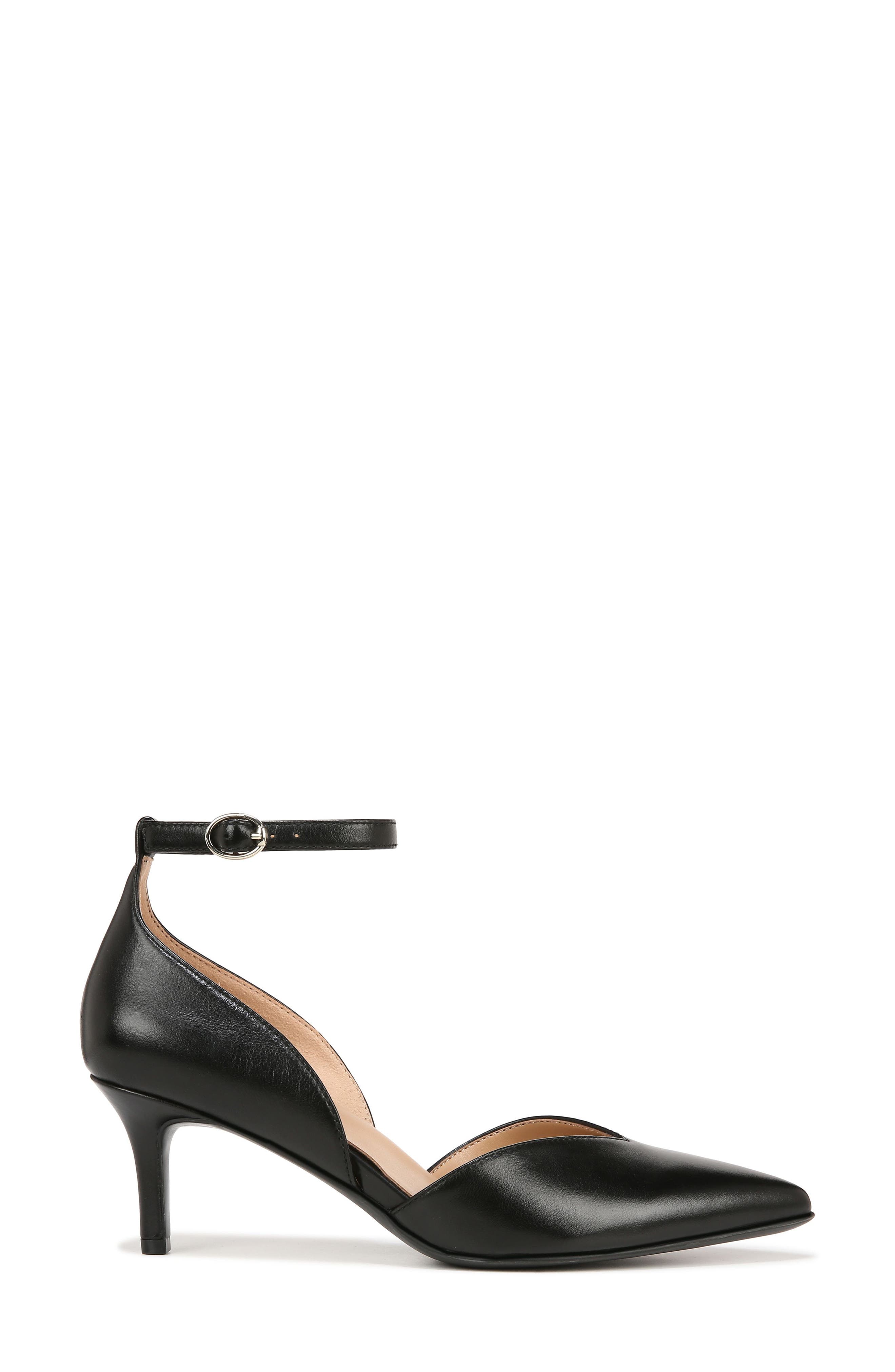 Naturalizer Evelyn Ankle Strap Pointed Toe Pump, Alternate, color, 