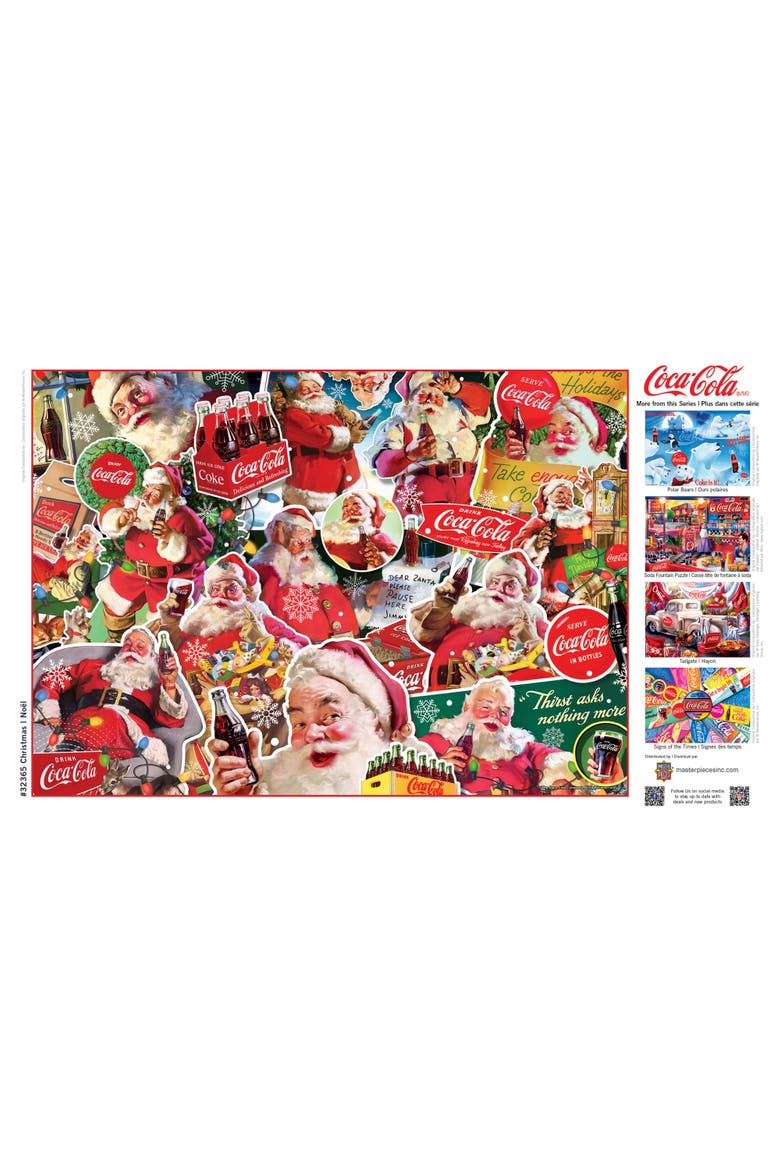 Coca-Cola Christmas 500 Piece Puzzle, Alternate, color, Multicolor