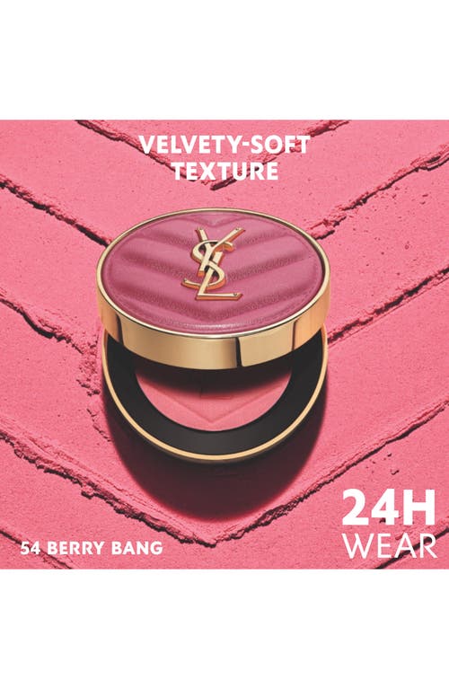 Saint Laurent Make Me Blush 24h Buildable Powder Blush 54 Berry Bang 0.17 oz / 5 G In 54 Berry Bang