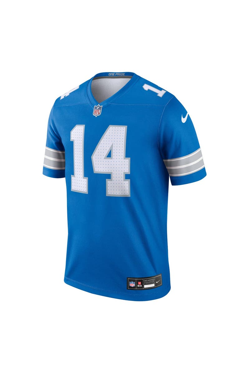 Nike Men's Nike Amon-Ra St. Brown Blue Detroit Lions Team Legend Player Performance Top, Alternate, color, Blue