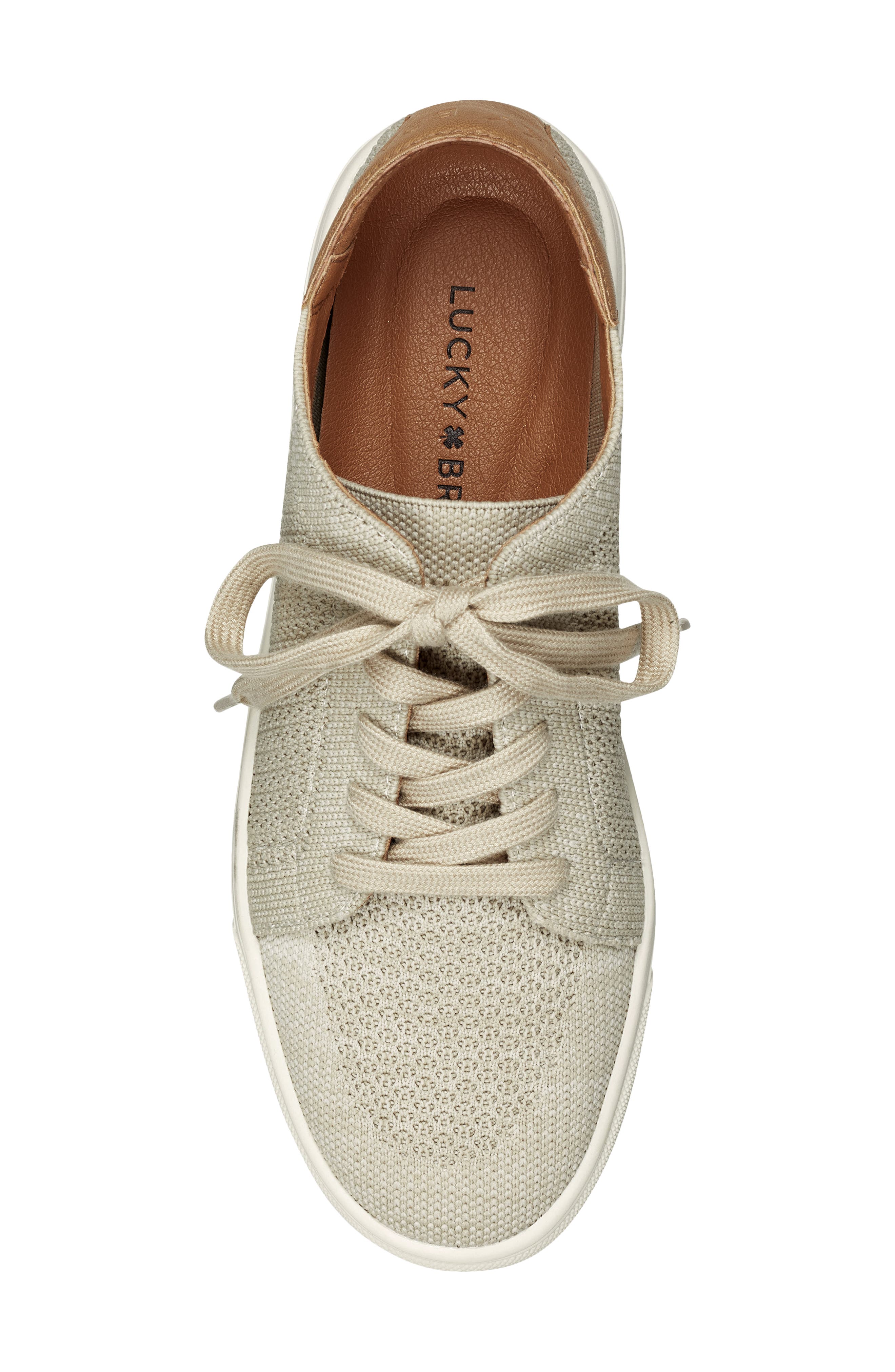 Lucky Brand Leigan Sneaker, Alternate, color, Stucco Fabric
