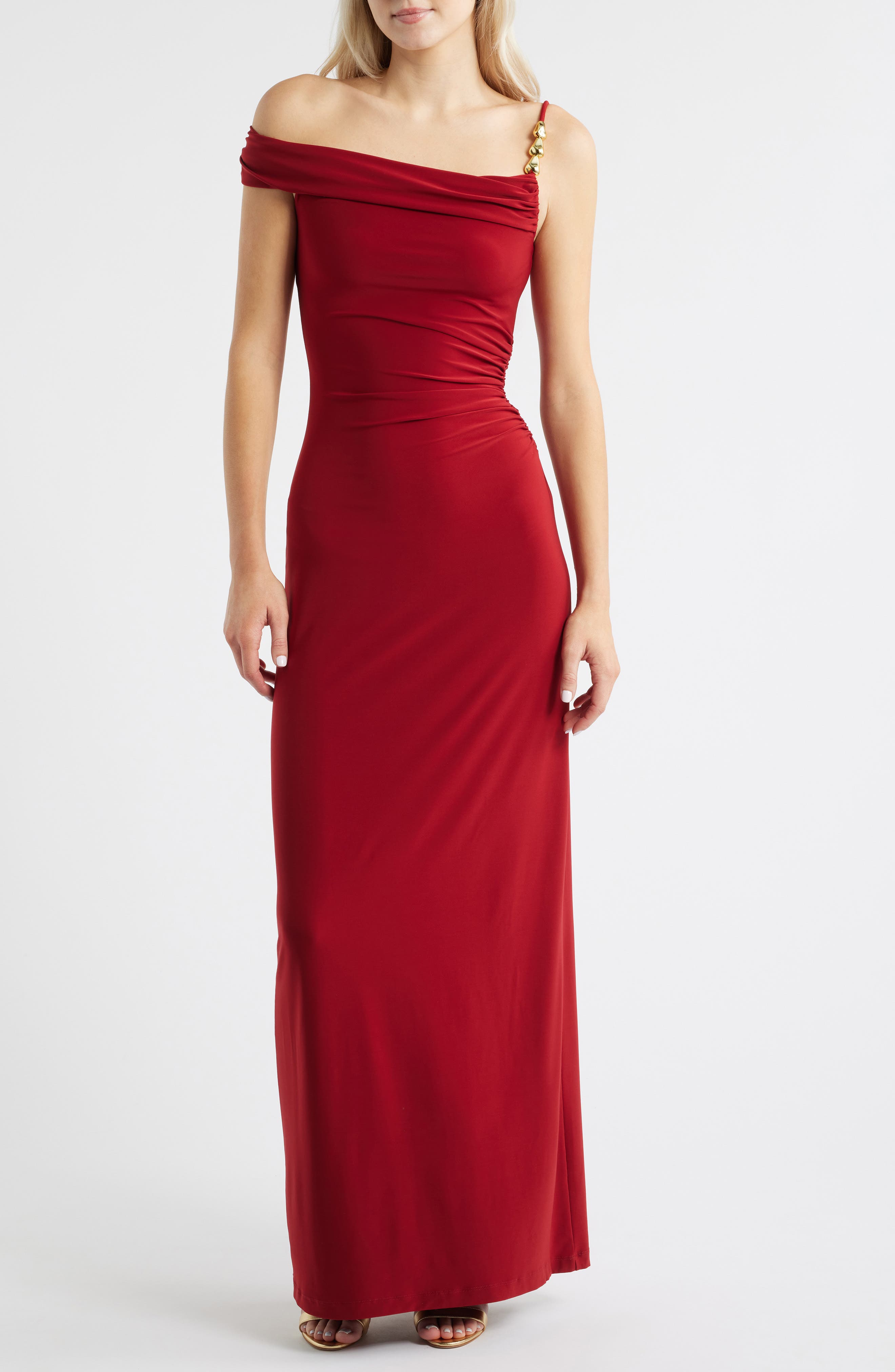 Ever New Lilibet Off the Shoulder Maxi Dress