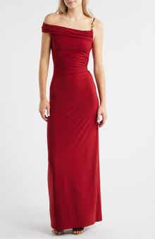 Ever New Lilibet Off the Shoulder Maxi Dress