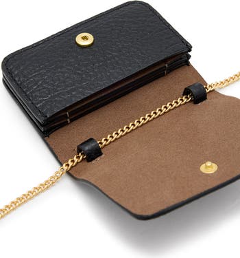 Kira Diamond Quilted Leather Card Case