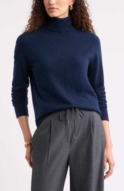 Classic Cashmere Turtleneck Sweater
