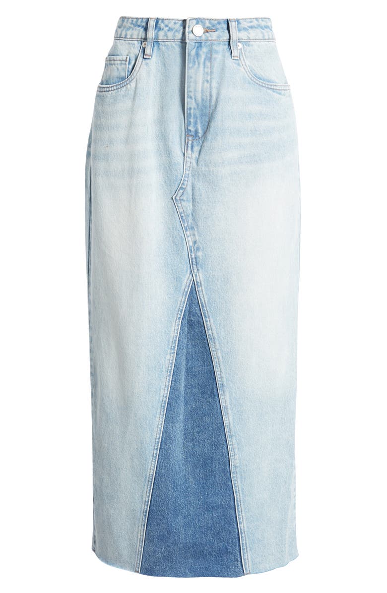 BLANKNYC Patchwork Denim Skirt, Alternate, color, Either Way