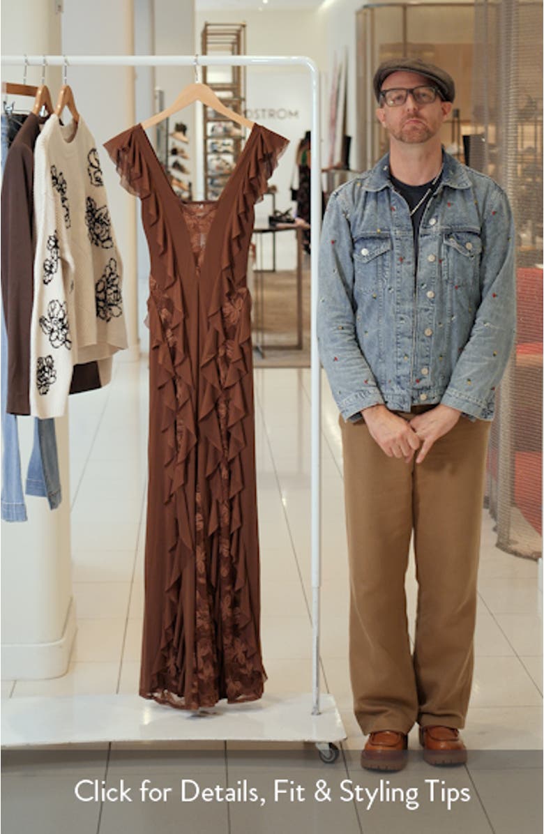 Trista Ruffle Dress, sales video thumbnail