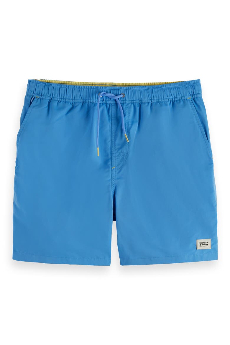 Stretch Swim Trunks, Alternate, color, AQUA BLUE