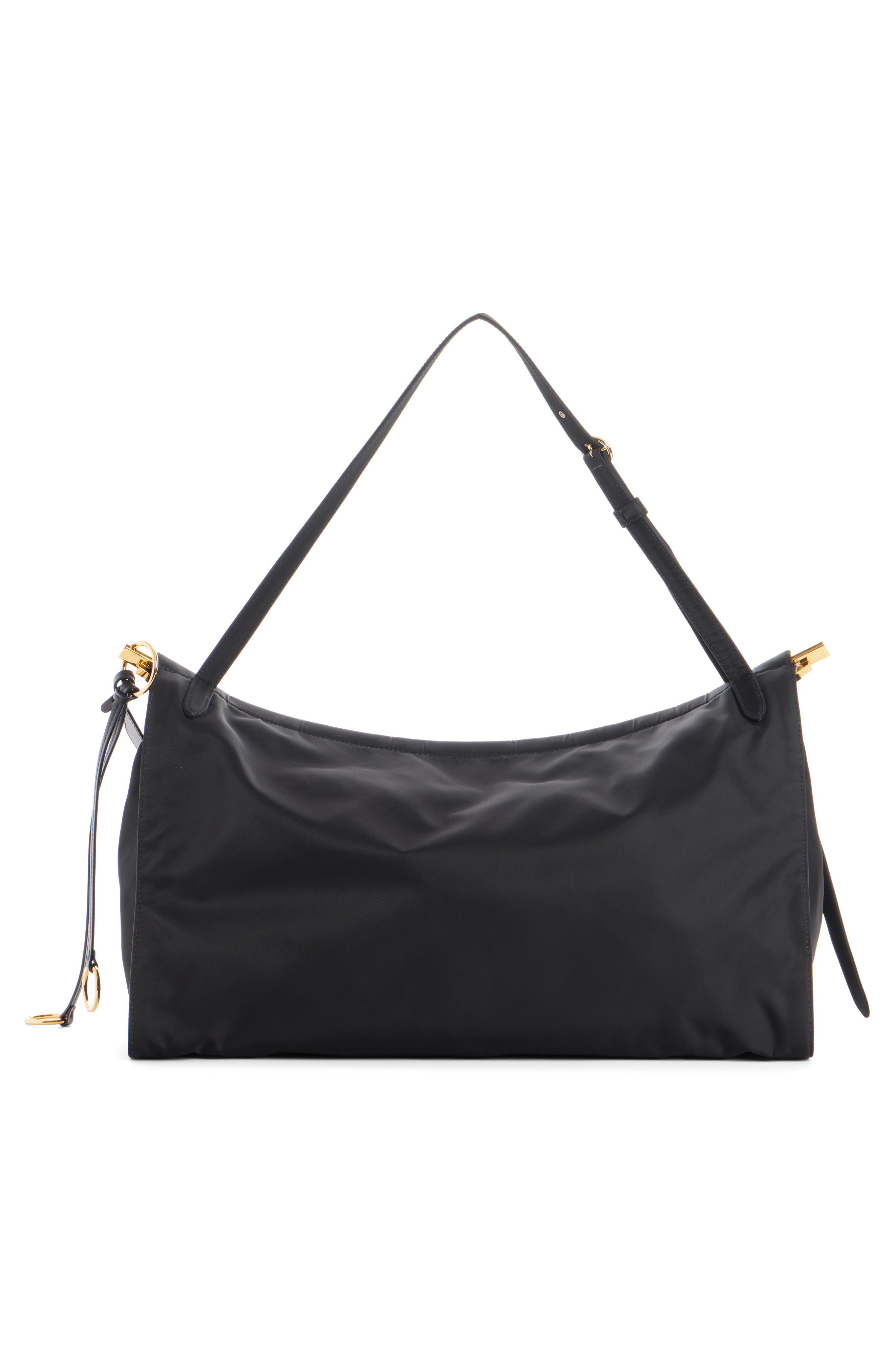Alaïa Medium Le Click East/West Shoulder Bag, Alternate, color, Noir