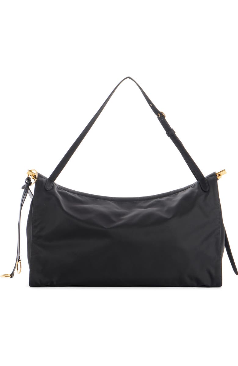Alaïa Medium Le Click East/West Shoulder Bag, Alternate, color, Noir