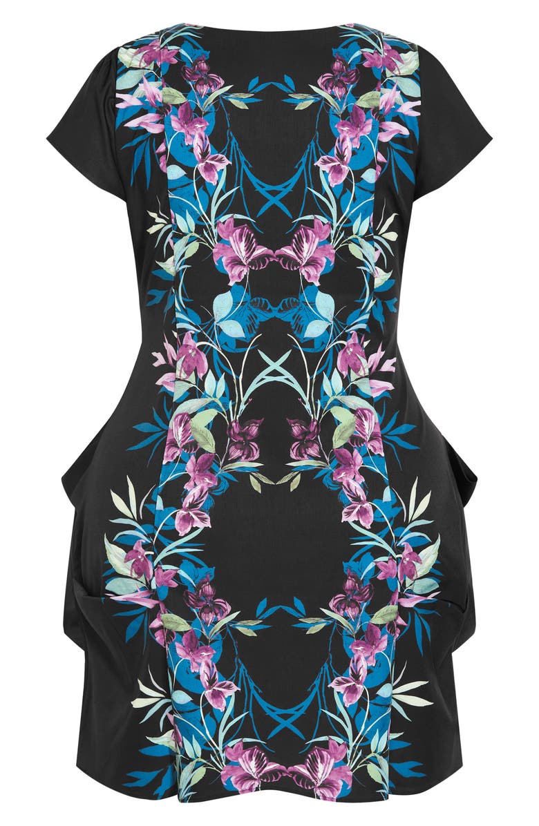 City Chic Nadia Zip Sheath Dress, Alternate, color, 