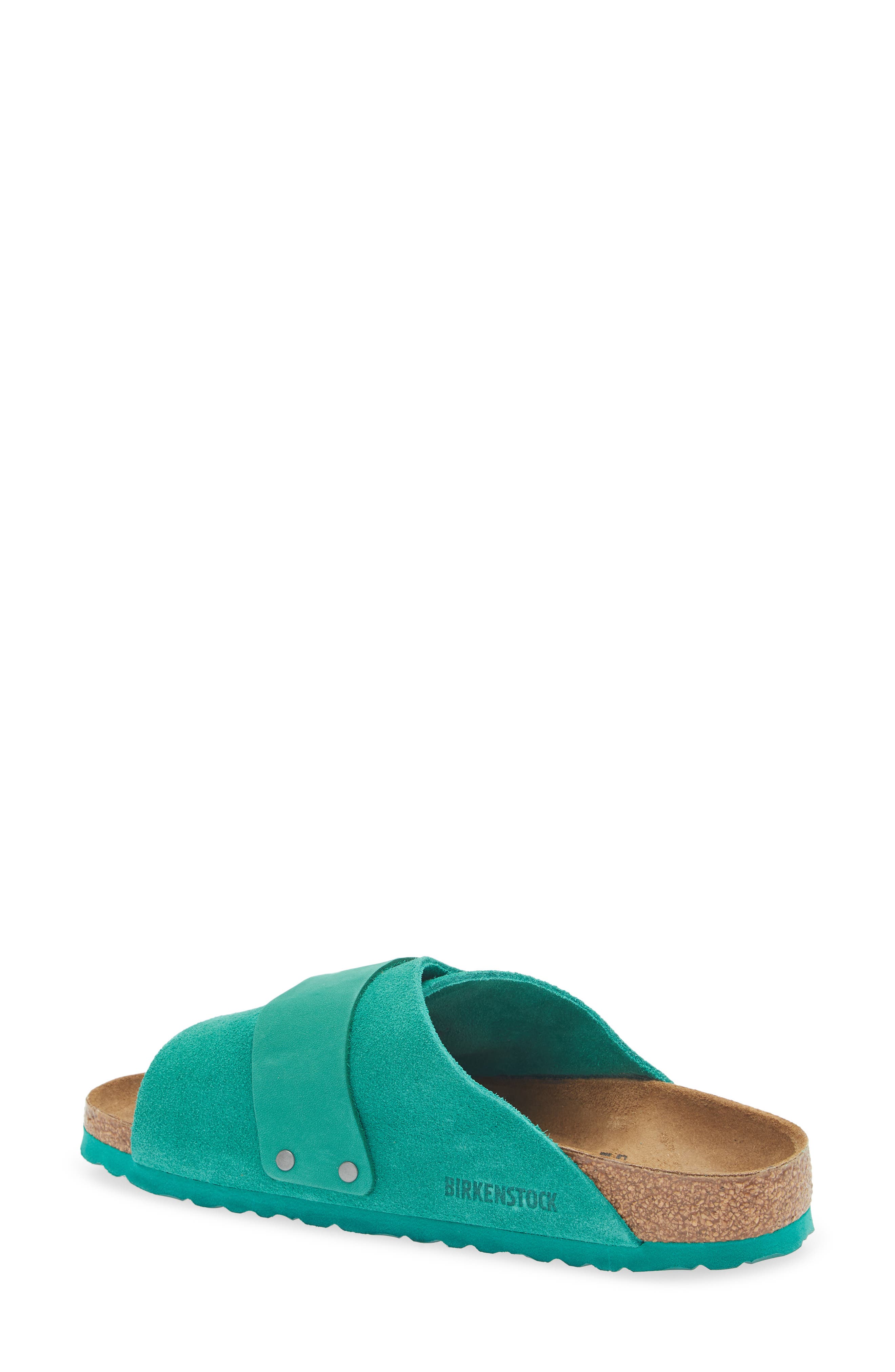 Birkenstock Kyoto Slide Sandal, Alternate, color, Digital Green