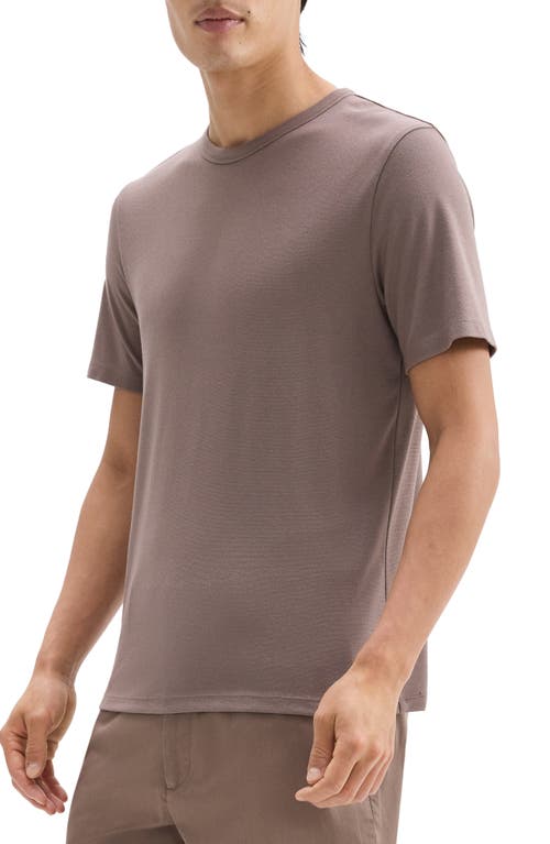 Theory Anemone Milano Essential Tee In Walnut