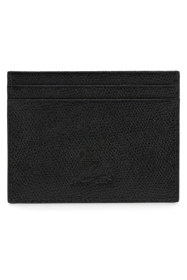 Mooncrest Leather Card Case, Alternate, color, BLACK
