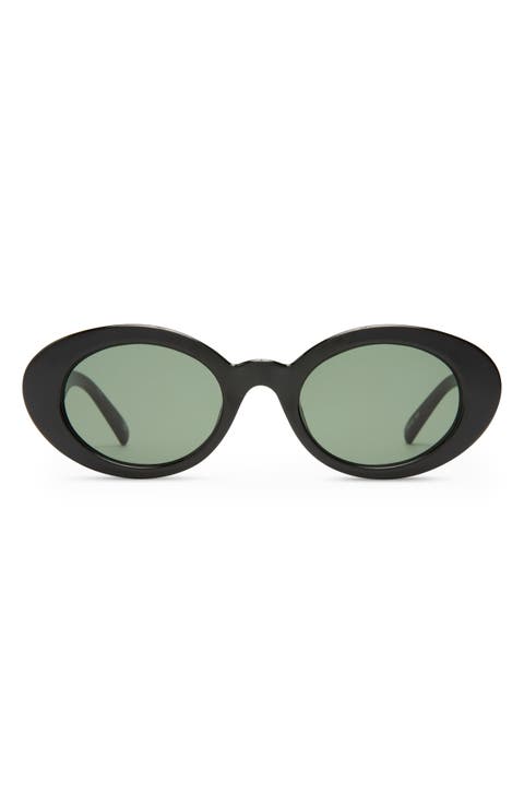 LeSpecs ブラックオーバルサングラス c87402a6c7920763d3533b313a5413