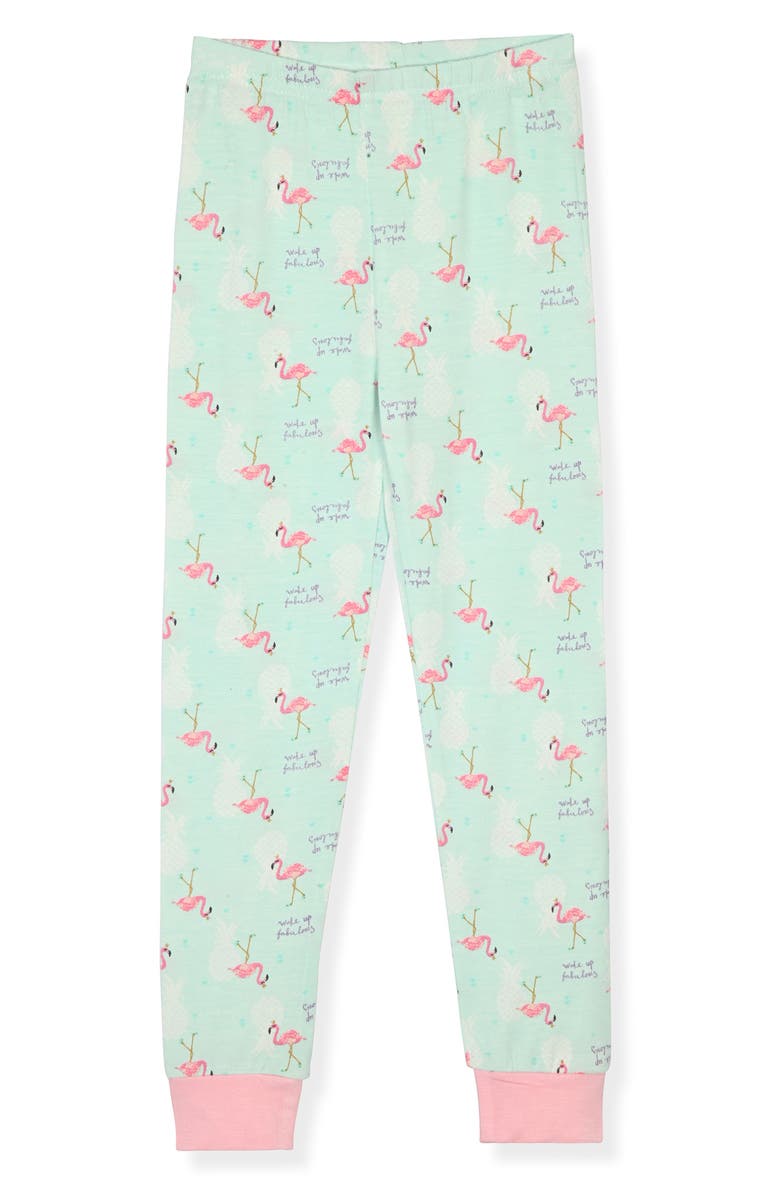 SLEEP ON IT Assorted 2-Pack Print Fitted Two-Piece Pajamas, Alternate, color, Mint
