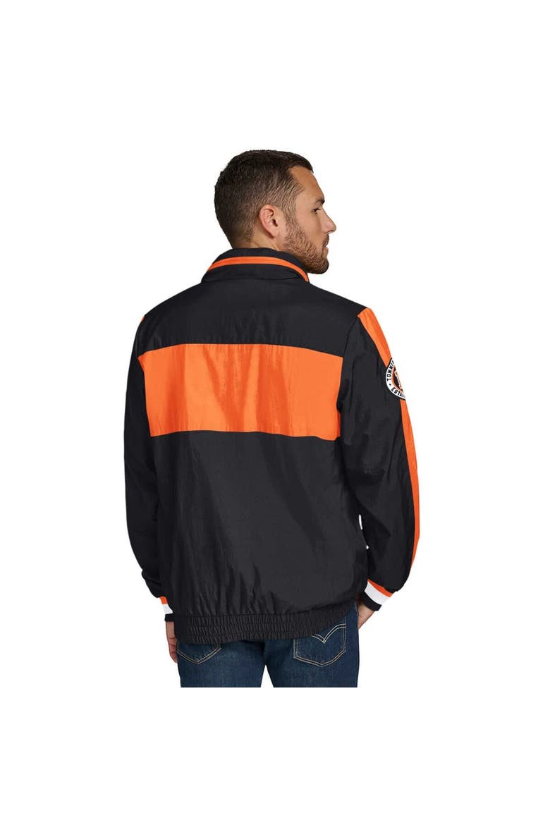 Men's Tommy Hilfiger Black Cincinnati Bengals Gael Lightweight Half-Zip Pullover Hoodie Jacket, Alternate, color, Black