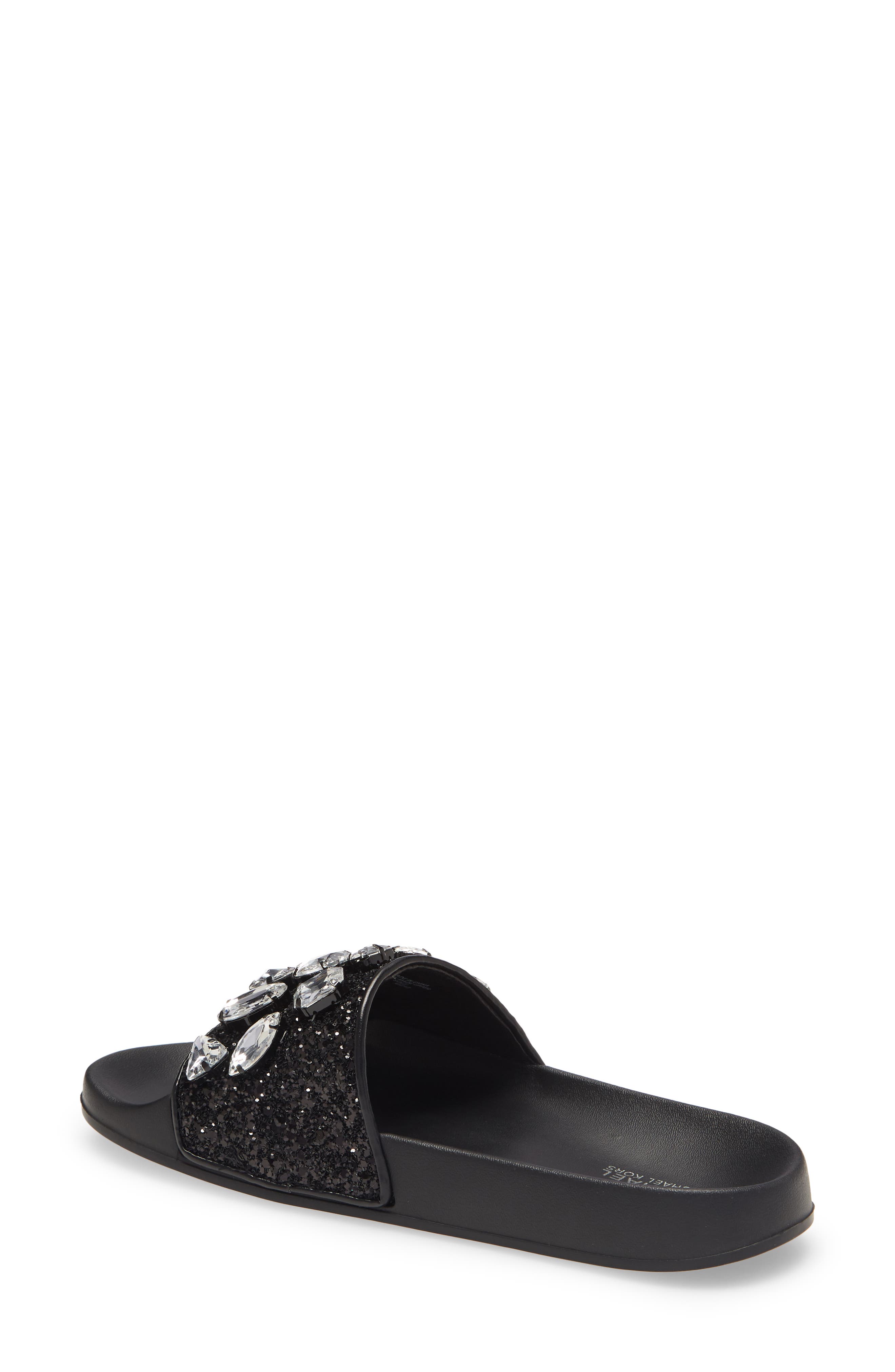 Gilmore Slide Sandal, Alternate, color, BLACK