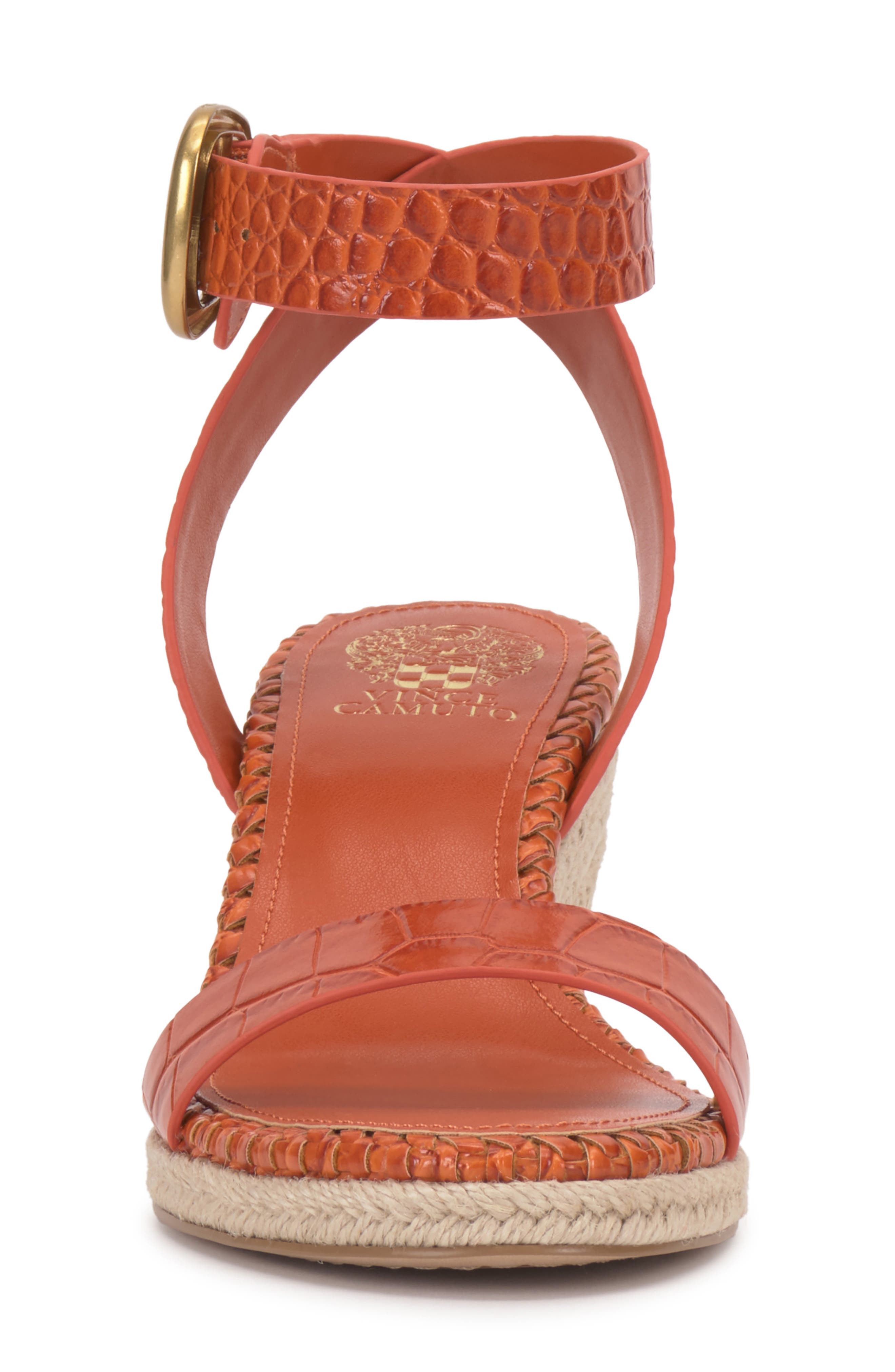 Fainel Espadrille Ankle Strap Platform Wedge Sandal, Alternate, color, SUNSET