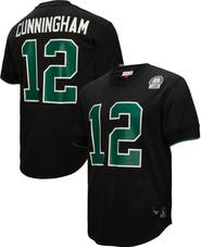 Mitchell & Ness Men's Mitchell & Ness Randall Cunningham Black Philadelphia Eagles Retired Player Name & Number Mesh Top
