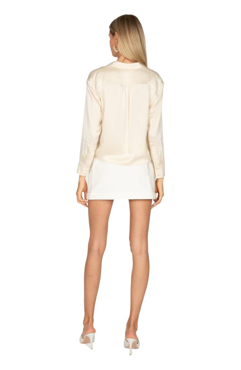 SECRET MISSION Rae Top, Alternate, color, Antique Crème