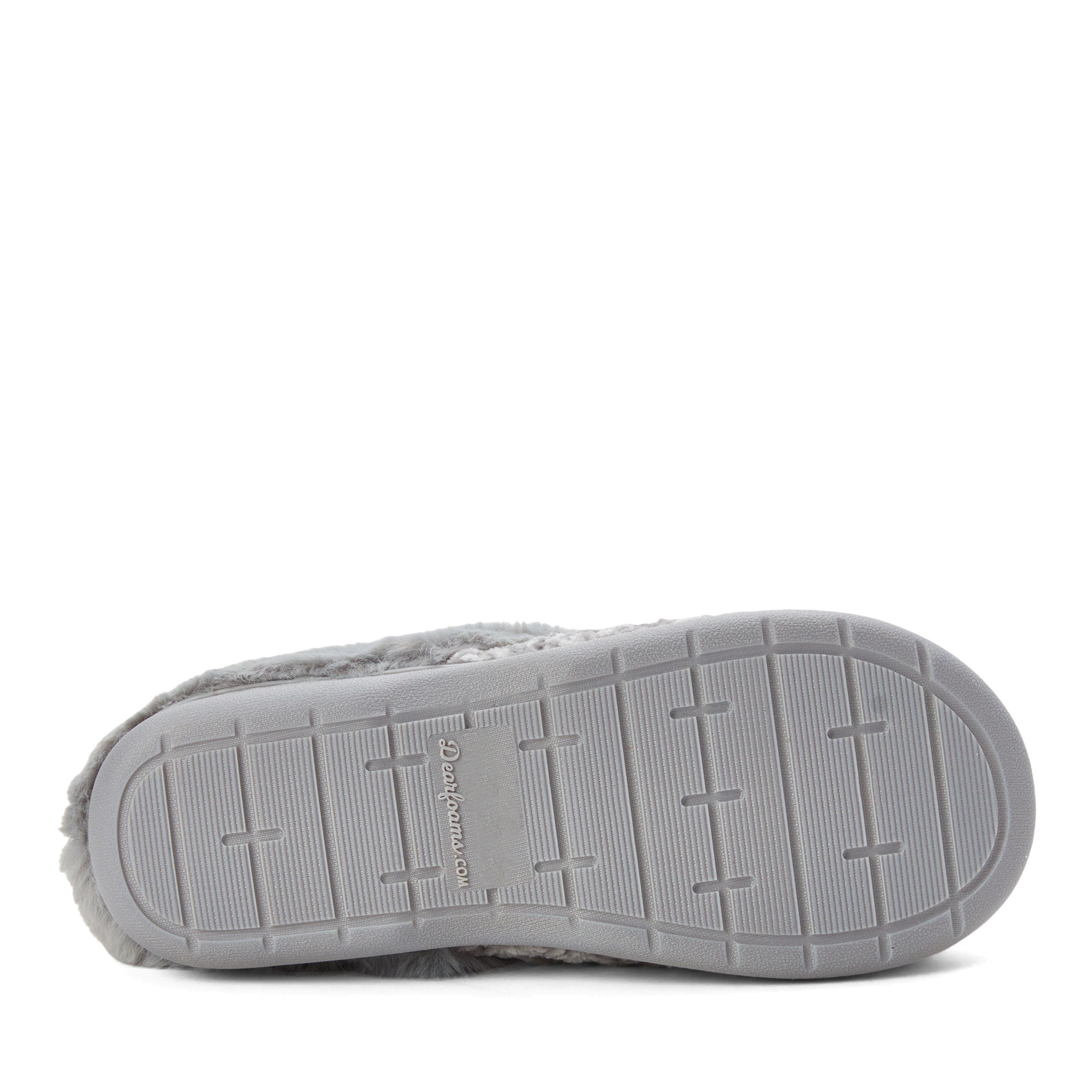 Claire Cable Knit Chenille Clog Slipper, Alternate, color, GREY