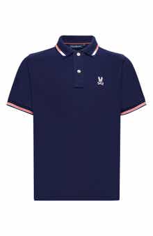 Psycho Bunny Kids' Stirling Pique Cotton Polo