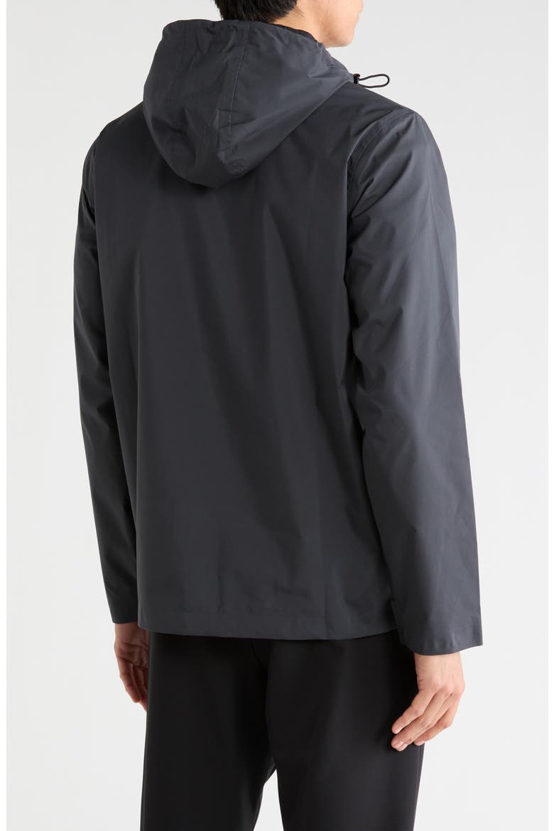Shore Side Hooded Jacket, Alternate, color, BLACK