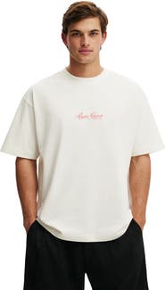 Cotton On Men's Box Fit Text T-Shirt