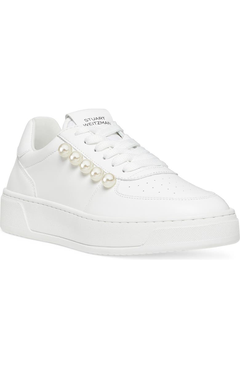 Stuart Weitzman Courtside Pearl Sneaker, Main, color,