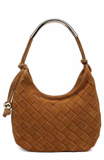 Woven Leather Shoulder Bag