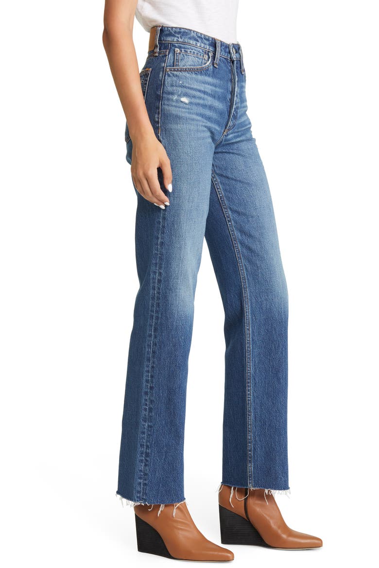 Alex High Waist Straight Leg Jeans, Alternate, color, ASH2