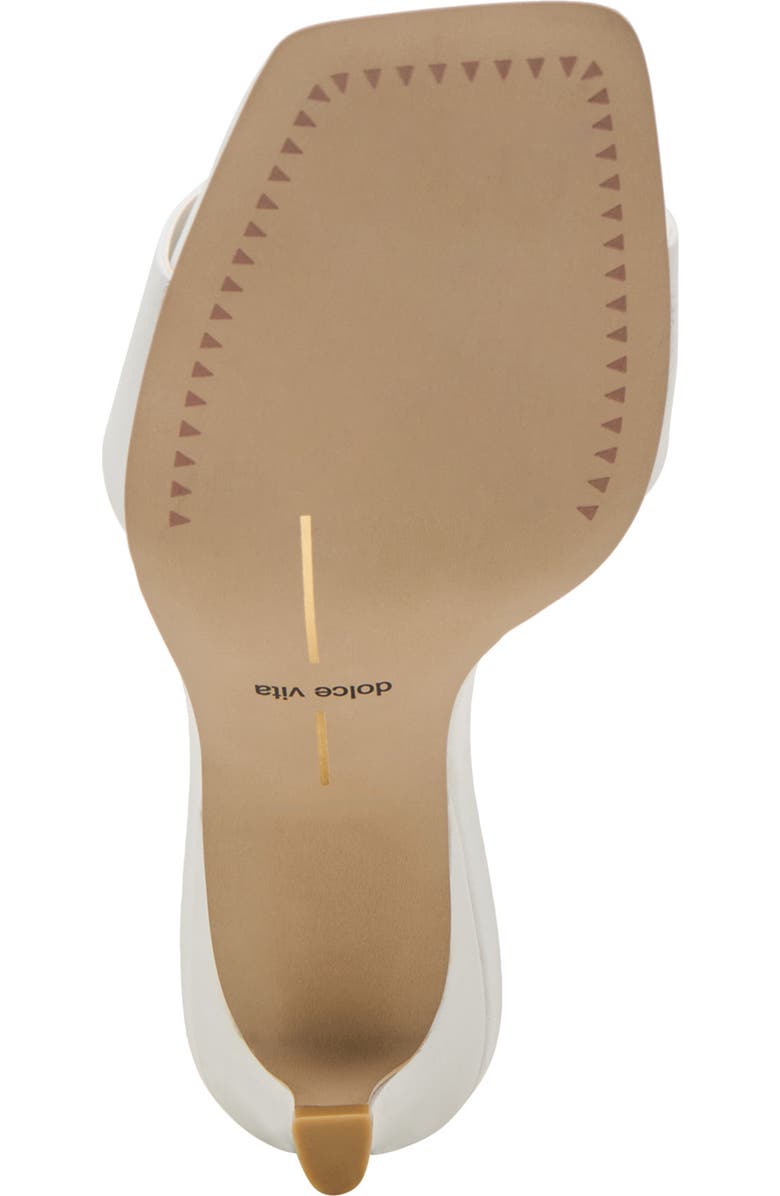 Dolce Vita Rexa Kitten Heel Slide Sandal, Alternate, color, True White Leather