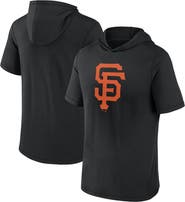 FANATICS Men's Fanatics Branded Black San Francisco Giants Short Sleeve Hoodie T-Shirt