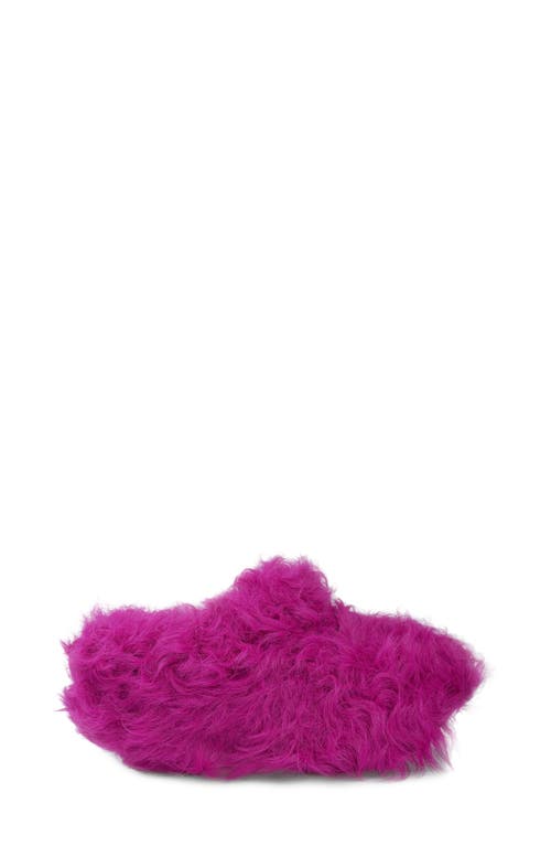 Zigi Fauna Genuine Shearling Platform Clog Slipper In Pink