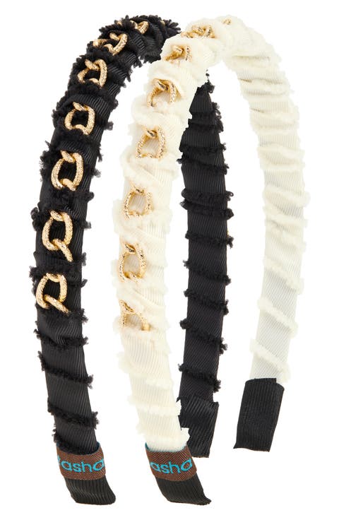 Assorted 2-Pack Chain Link Headbands