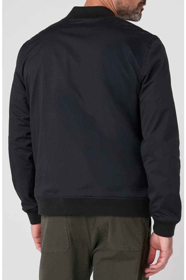 Reversible Bomber Jacket, Alternate, color, BLACK/ OLIVE