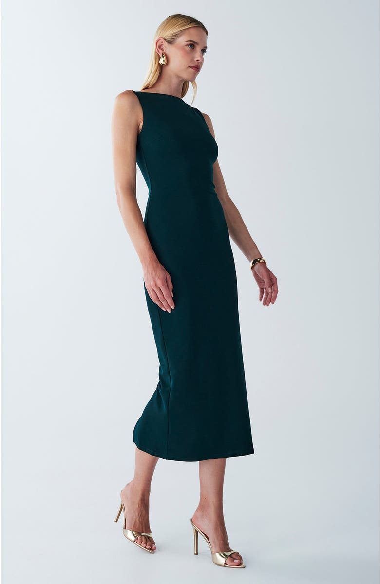 BWLDR Shian Midi Dress, Alternate, color, Emerald