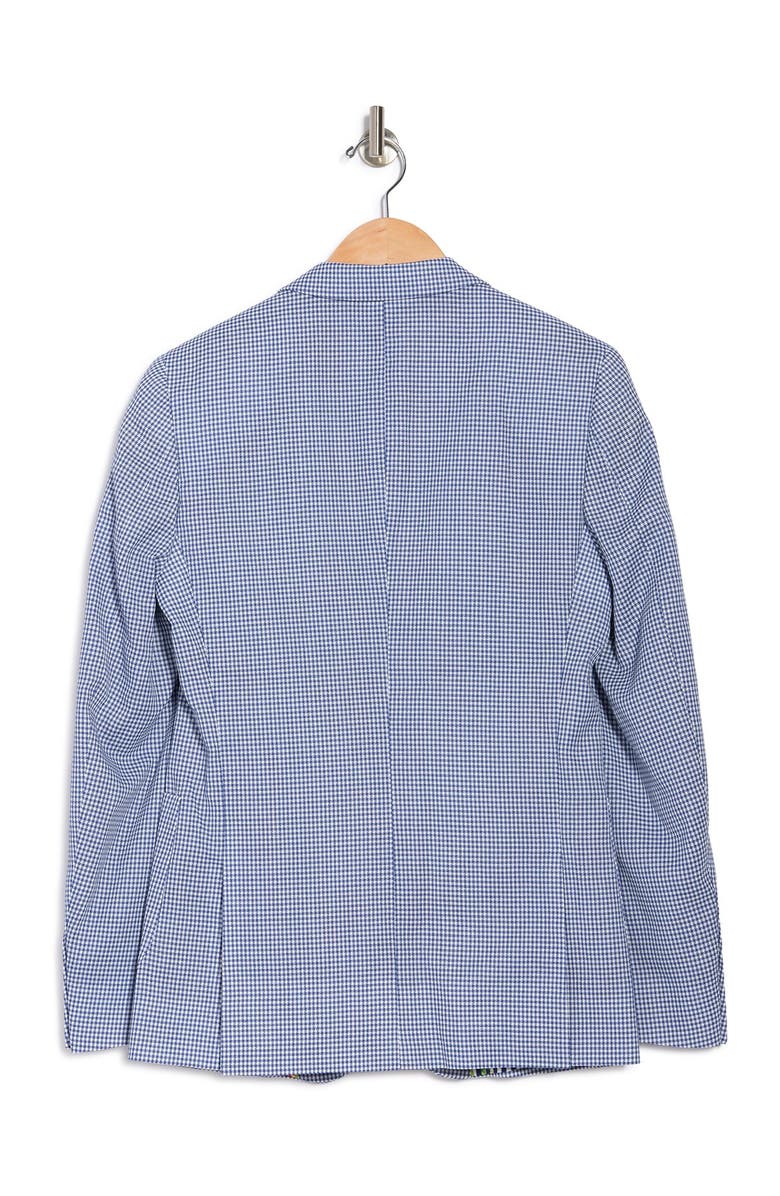 PAISLEY AND GRAY Gingham Print Slim Fit Blazer, Alternate, color,