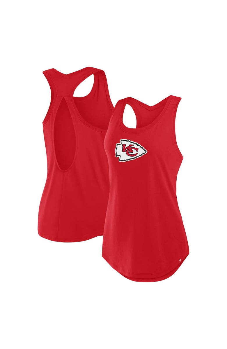 FANATICS Women's Fanatics Red Kansas City Chiefs Iron Fan Tank Top, Alternate, color, Red