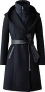 Mackage Shia-SLB 2-in-1 Double Face Wool Coat with Removable Bib